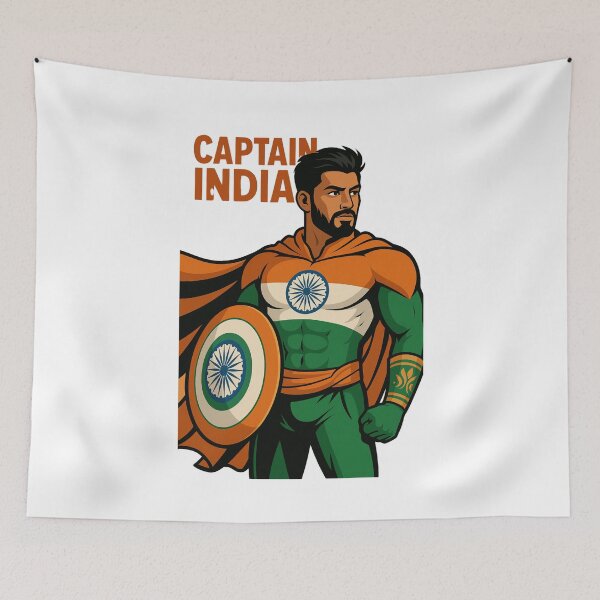 Item preview, Captain India Desi designed and sold by Aryabek.