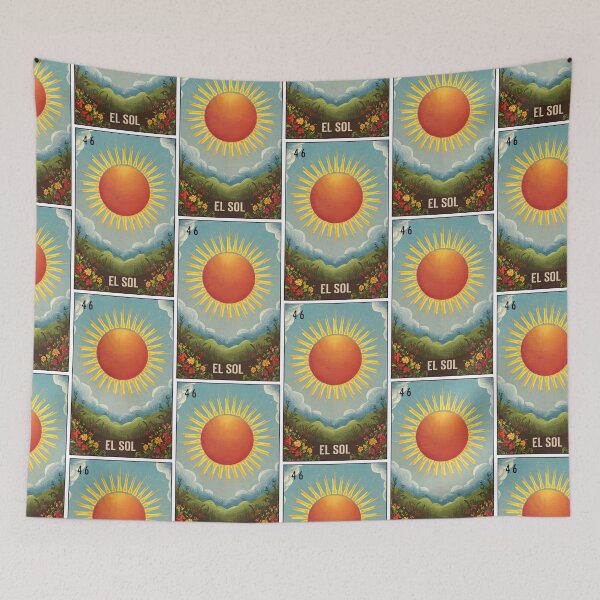 Item preview, El Sol (The Sun) Lotería Card 46 designed and sold by matteflor.