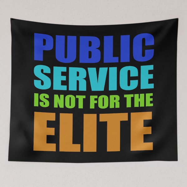 Item preview, Public Service Political Protest Slogan designed and sold by BoggsNicolasArt.