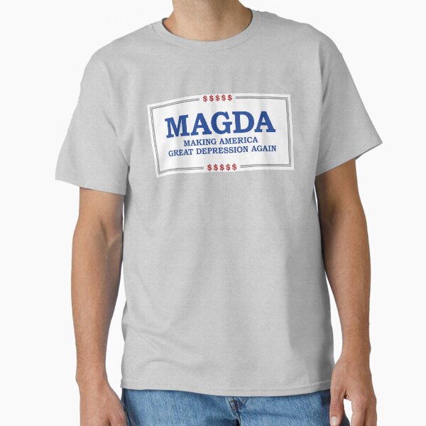 Vista previa del artículo con la obra «MAGDA: Haciendo que Estados Unidos vuelva a ser una Gran Depresión - MAGA», diseñado y vendido por Wchickendinner.