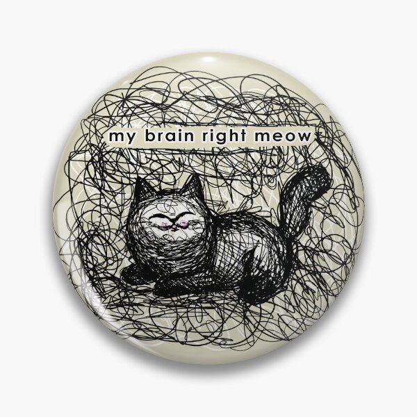 Item preview, My Brain Right Meow designed and sold by KilkennyCat Art.