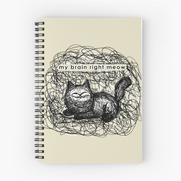 Item preview, My Brain Right Meow designed and sold by KilkennyCat Art.