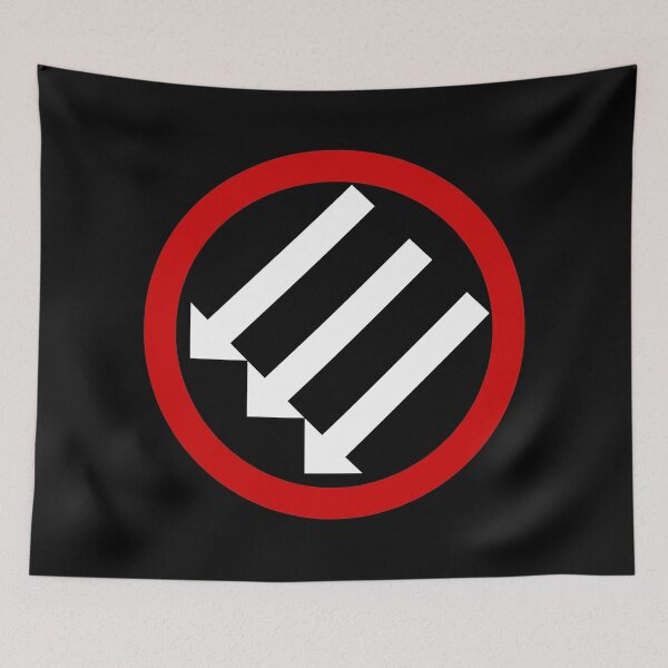 Item preview, The Three Arrows - Anti Fascist (red white) designed and sold by Thelittlelord.