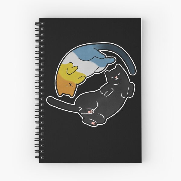 Item preview, Aroace Cat Yin Yang LGBT Asexual Aromantic Pride Flag designed and sold by Clara Hollins.