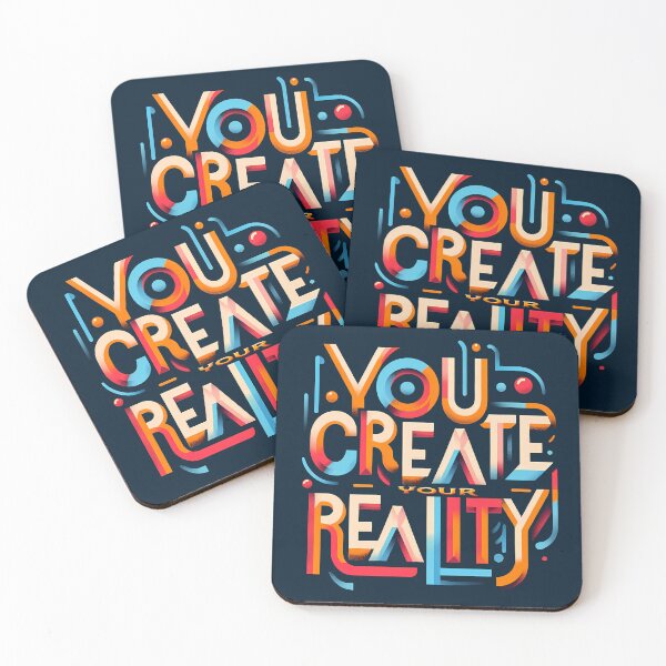 Item preview, you create your reality, typography designed and sold by maxmaj.