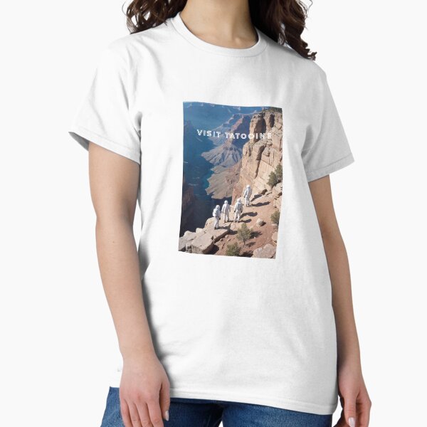Vista previa del artículo con la obra «Visita Tatooine», diseñado y vendido por mahhmoo⭐⭐⭐⭐⭐.