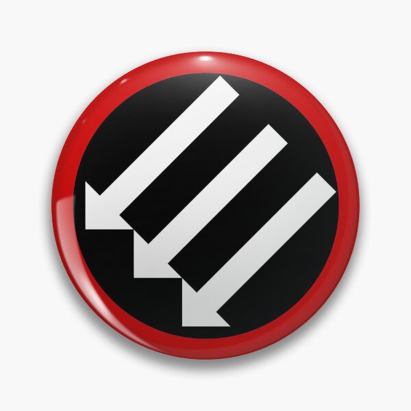 Item preview, The Three Arrows - Anti Fascist (red white) designed and sold by Thelittlelord.