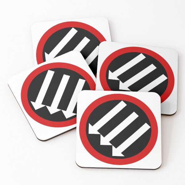 Item preview, The Three Arrows - Anti Fascist (red white) designed and sold by Thelittlelord.