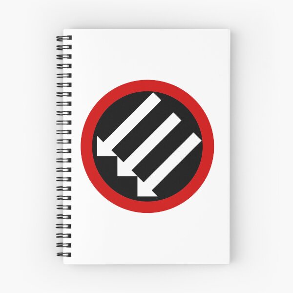 Item preview, The Three Arrows - Anti Fascist (red white) designed and sold by Thelittlelord.