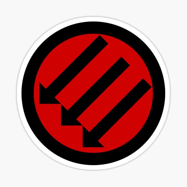 Vista previa del artículo con la obra «The Three Arrows - Anti Fascist», diseñado y vendido por Thelittlelord.