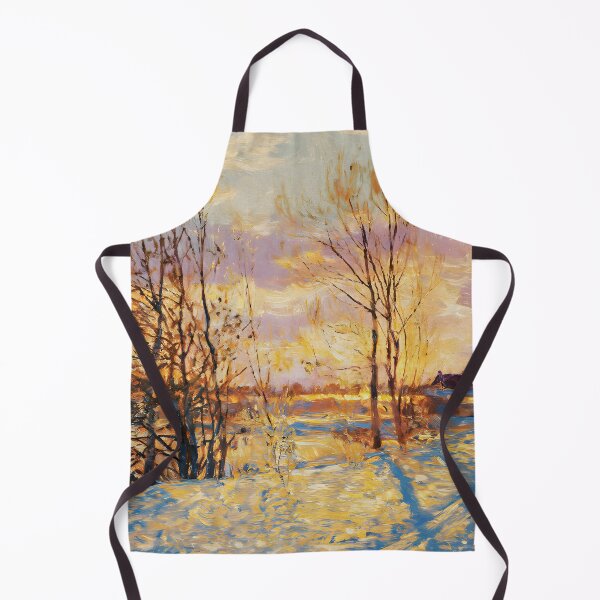 Item preview, Snowy Winter Sunset Landscape-Version 03 designed and sold by garasani.
