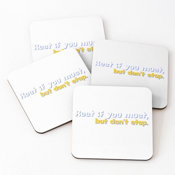 Item preview, Rest if you must, but don’t stop. designed and sold by arokya53.
