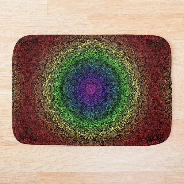 Artikelvorschau, Regenbogen-Mandala entworfen und verkauft von Visual Arts Dominika Cybuch.