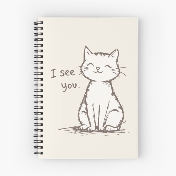 Item preview, I See You – Sepia Cat Smile designed and sold by SteadyRolling.