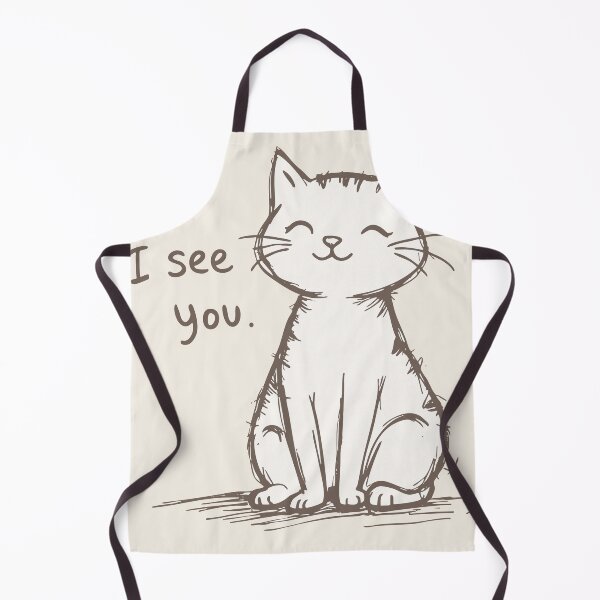 Item preview, I See You – Sepia Cat Smile designed and sold by SteadyRolling.