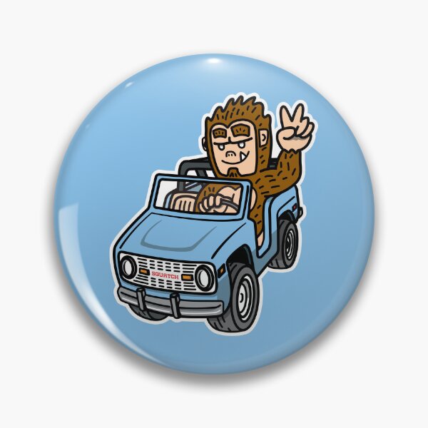 Item preview, Bronco Bigfoot - Skylight Blue designed and sold by Justin Ellis.