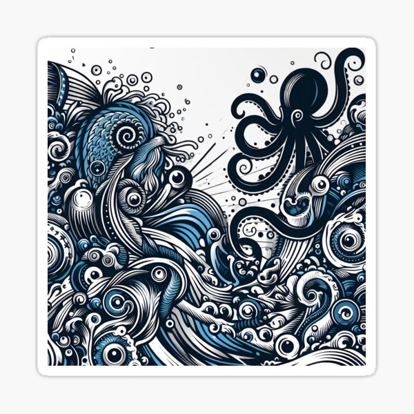 Sea dreams waves Sticker