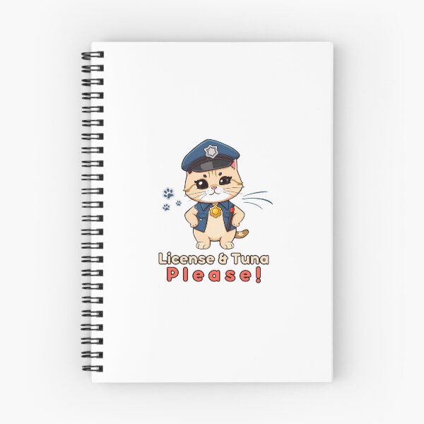 Item preview, Officer Whiskers – Funny Cat on Duty designed and sold by Meow Cat.