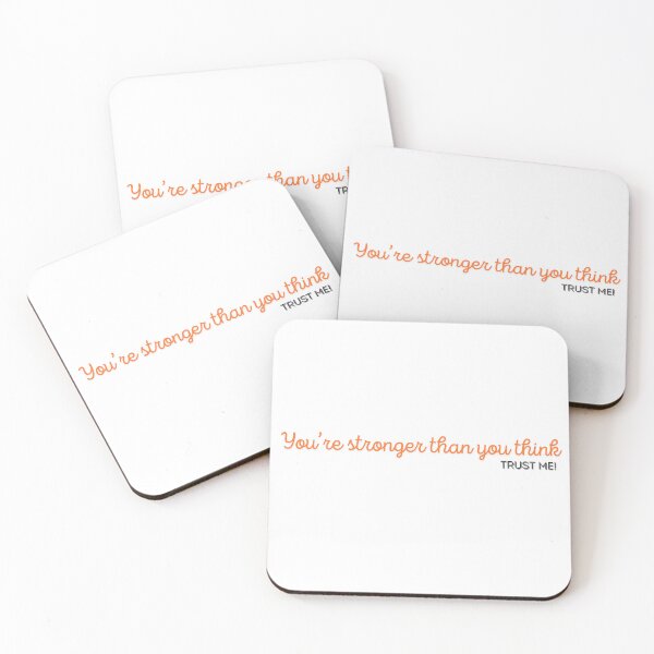 Item preview, You’re stronger than you think—trust me! designed and sold by arokya53.