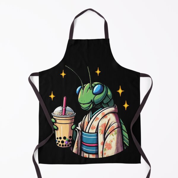 Item preview, Grasshopper Bubble Boba Tea Anime Cute Kawaii designed and sold by Artistoos.