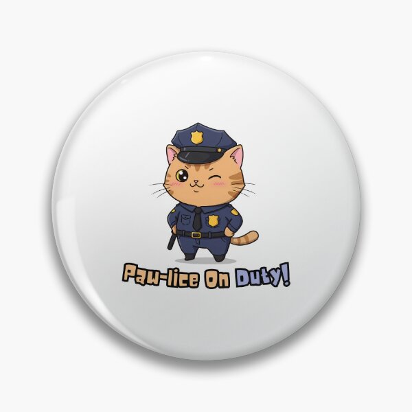 Item preview, Paw-lice Patrol – Funny Cat Cop designed and sold by Meow Cat.