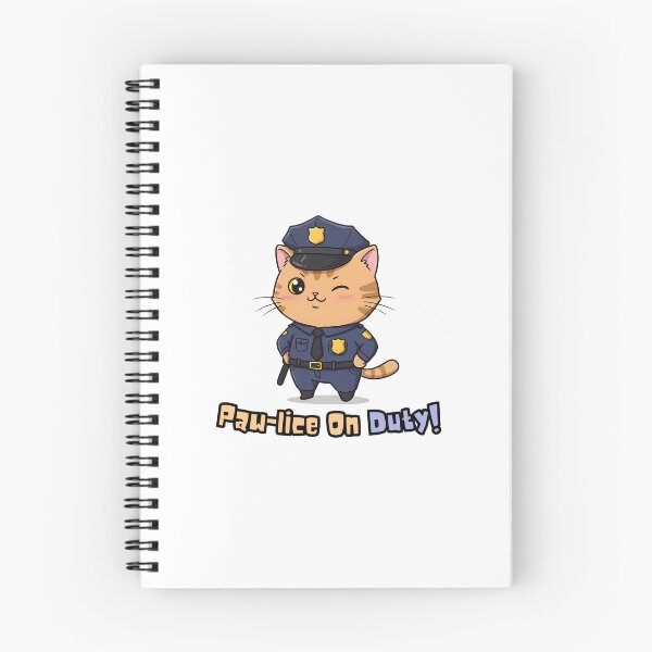 Item preview, Paw-lice Patrol – Funny Cat Cop designed and sold by Meow Cat.
