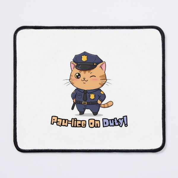 Item preview, Paw-lice Patrol – Funny Cat Cop designed and sold by Meow Cat.