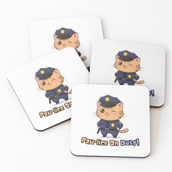 Item preview, Paw-lice Patrol – Funny Cat Cop designed and sold by Meow Cat.