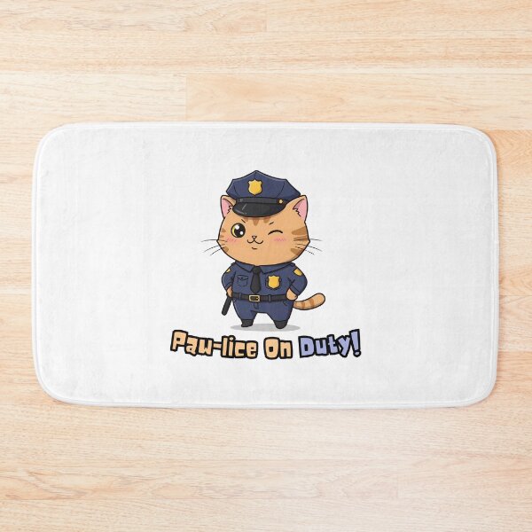Item preview, Paw-lice Patrol – Funny Cat Cop designed and sold by Meow Cat.