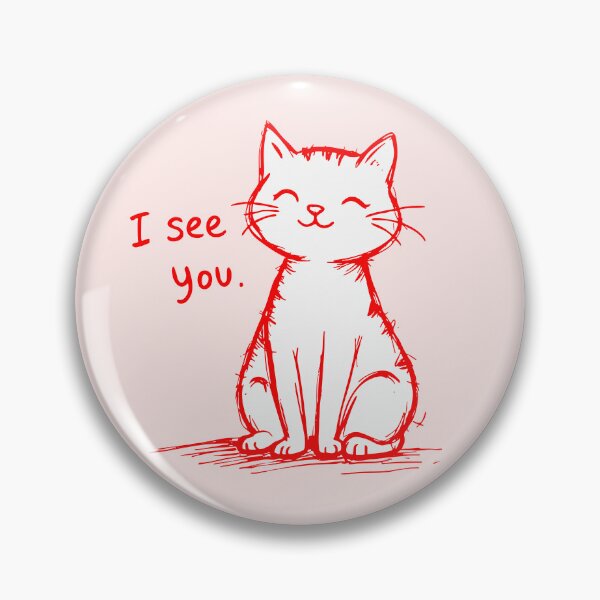 Item preview, I See You – Red Cat Smile designed and sold by SteadyRolling.