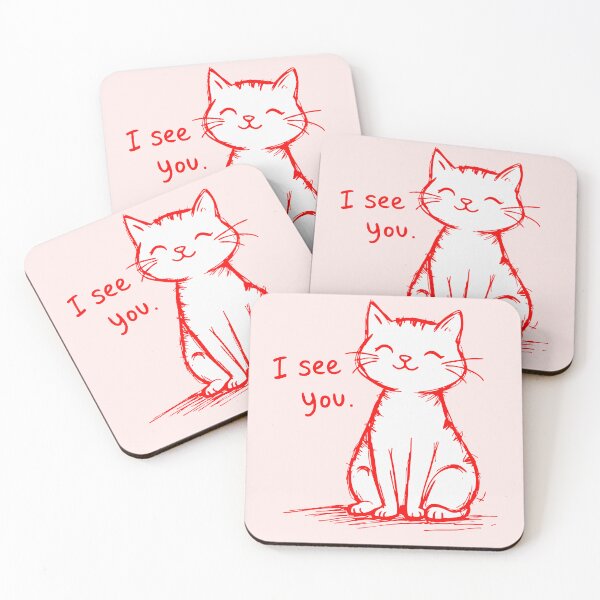 Item preview, I See You – Red Cat Smile designed and sold by SteadyRolling.