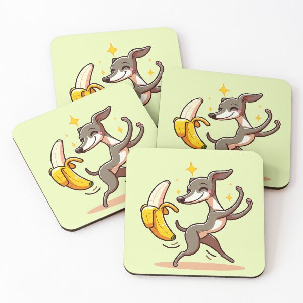 Item preview, Italian Greyhound Dancing for a Banana designed and sold by Ghost on Toast.