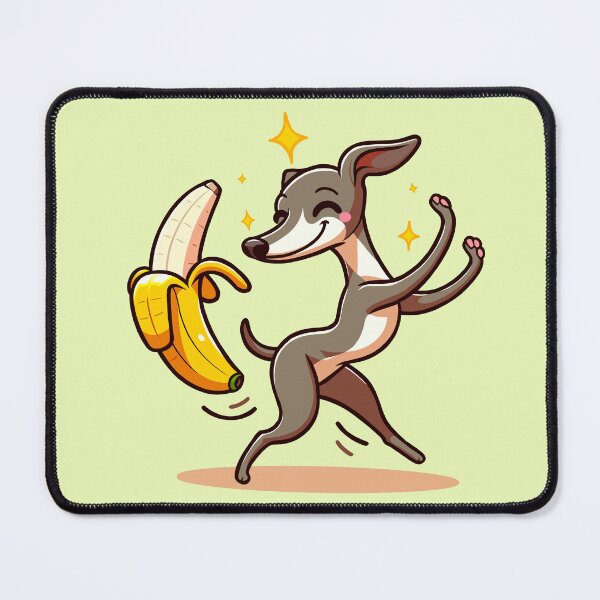 Item preview, Italian Greyhound Dancing for a Banana designed and sold by Ghost on Toast.