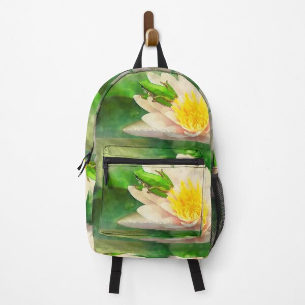 Item preview, Small Green Frog on a Waterlily designed and sold by Ozjanette90.