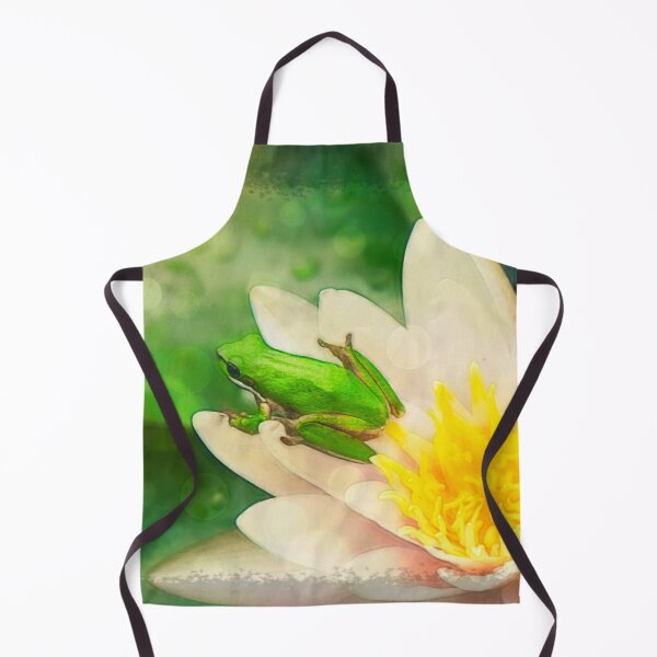 Item preview, Small Green Frog on a Waterlily designed and sold by Ozjanette90.