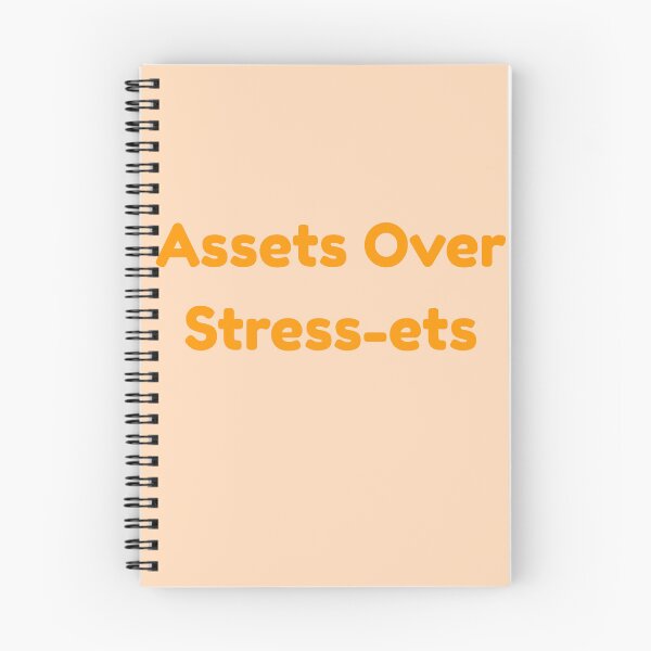 Item preview, Assets Over Stress-ets - Funny Accountant T-Shirt designed and sold by TeesByOquad.
