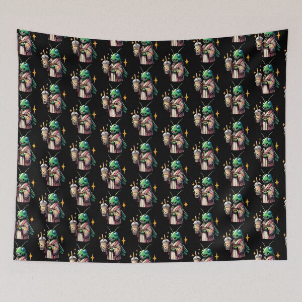 Item preview, Grasshopper Bubble Boba Tea Anime Cute Kawaii designed and sold by Artistoos.