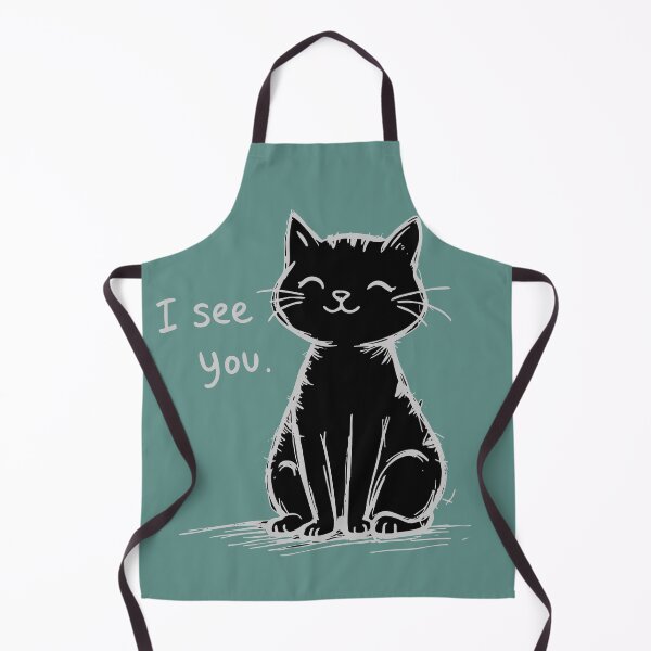 Item preview, I See You – Black & Grey Cat Smile designed and sold by SteadyRolling.