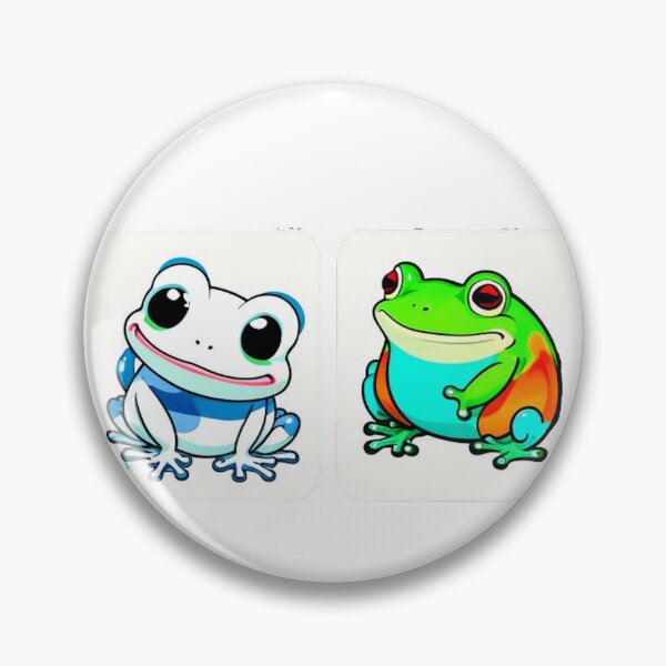 Item preview, Frog Art - Sticker Set of Two designed and sold by Earth Nature Creations.