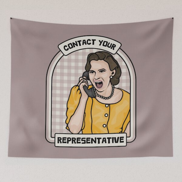 Item preview, Contact Your Representative designed and sold by Unhinged Heather.