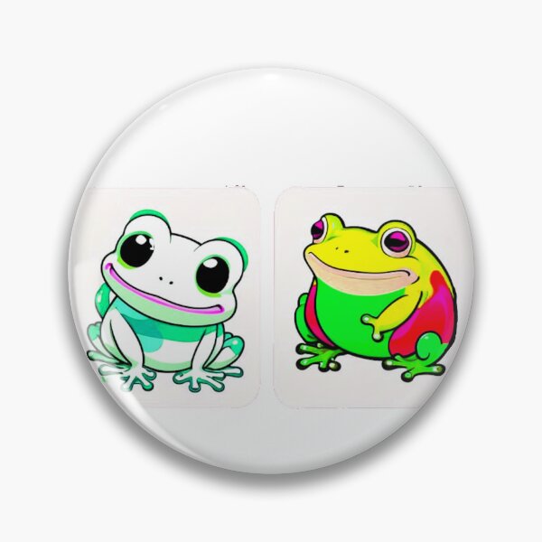 Item preview, Frog Art - Sticker Set of Two designed and sold by Earth Nature Creations.
