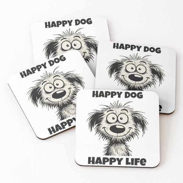Item preview, Happy Dog designed and sold by threeABinks.