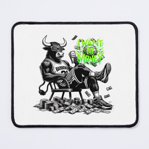 Item preview, "I Want My Money" Bull Design | Royal Knight MMA designed and sold by RoyalKnightMMA.