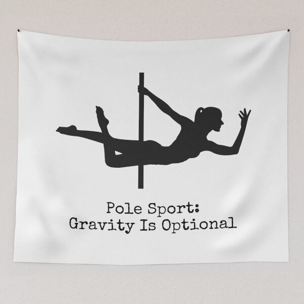 Item preview, Pole Sport: Gravity is Optional Pole Enthusiast Female Athlete designed and sold by siempredesign.