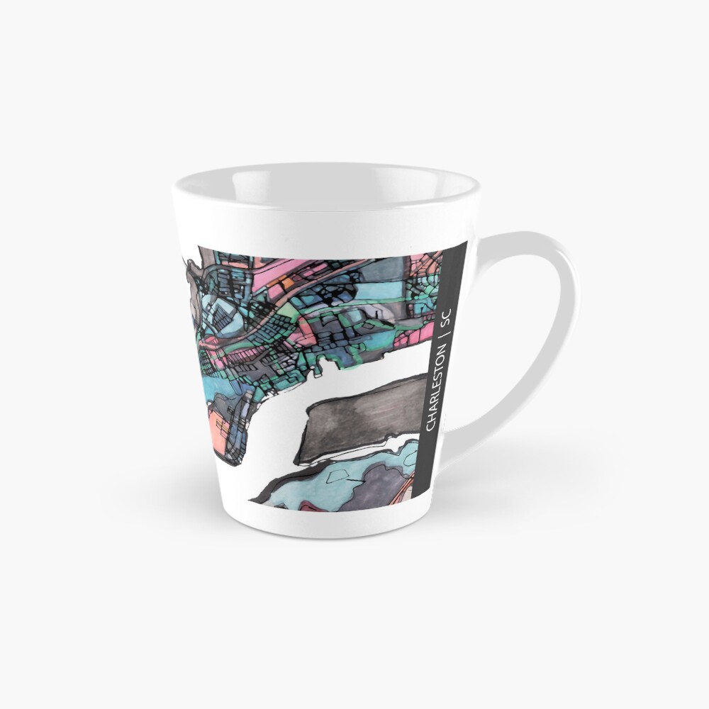Item preview, Tall Mug designed and sold by abstractmaps.