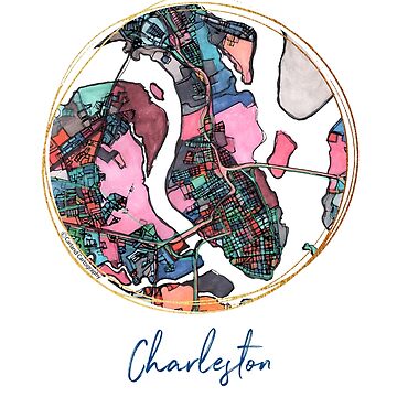 Artwork thumbnail, Charleston, SC by Carland Cartography