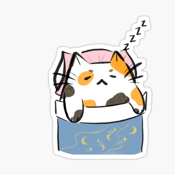 Item preview, sleeping kitty cat zzzz designed and sold by qui11iam.