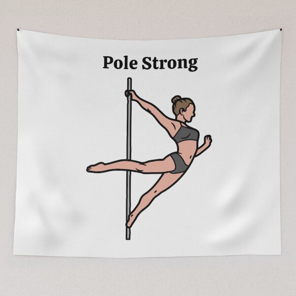 Artikelvorschau, Pole Strong: Pole-begeisterte Sportlerin entworfen und verkauft von siempredesign.