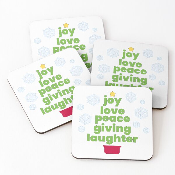 Item preview, Choose Joy Love Peace Giving Laughter for Christmas designed and sold by MoePark.
