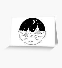mountain landscape Greeting Card